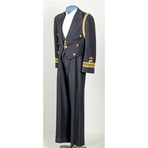 British Royal Navy Lt Commanders Post Wwii Mess Dress Uniform Cowan