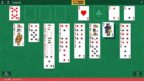 Fullscreen free freecell solitaire online with large cards. Microsoft Solitaire Collection - FreeCell - May 10 2017 - YouTube