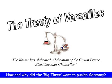 The Treaty Of Versailles Ppt Download