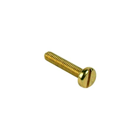 Thorsman Brass Pan Head Machine Screws (M4 x 10mm) [Pack of 100]