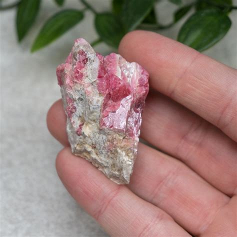 Raw Rhodonite 1 The Crystal Council