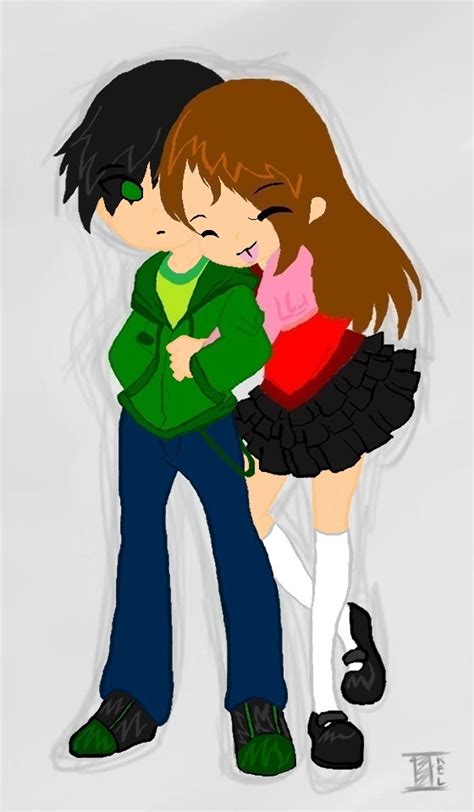 The Quiet Boy And The Happy Girl By Theredbeauty On Deviantart
