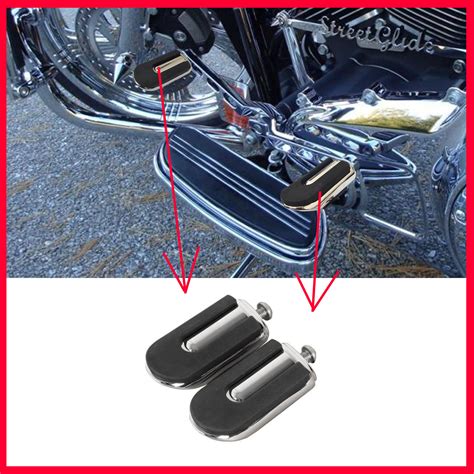 Sma Aluminum Chrome Pair Shift Shifter Peg Pegs For Harley Motorcycle