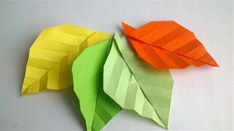 How To Make Origami Autumn Leaves Diy Crafts Tutorial Guidecentral