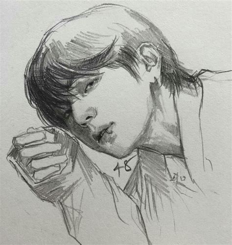 Magic Shop Kim Taehyung Bts Drawings Kpop Drawings Art Drawings