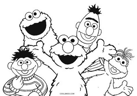 Printable Elmo Coloring Pages For Kids Cool2bkids