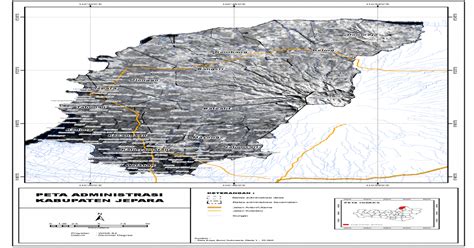 Peta Administrasi Kabupaten Jepara