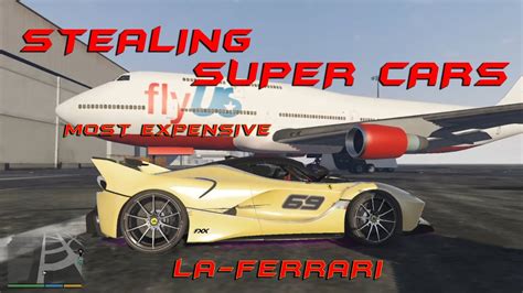 Michael Stealing 22000000 La Ferrari In Gta 5 Most Expensive Car In