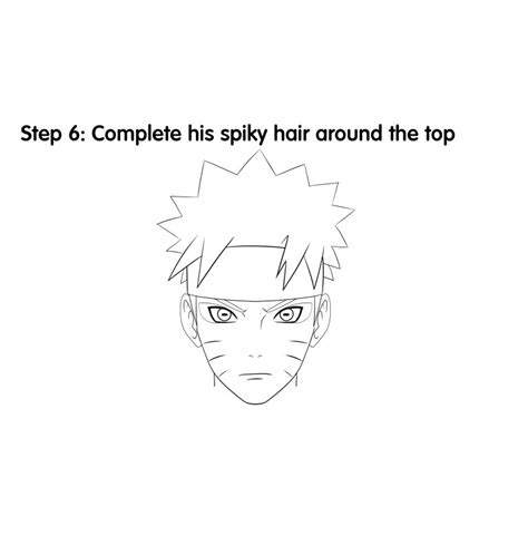 How To Draw Naruto Sage Mode Easy Step By Step Tutorial