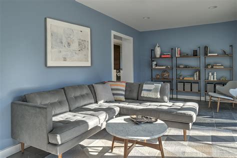 30 Relaxing Blue And Gray Living Room Ideas Foter