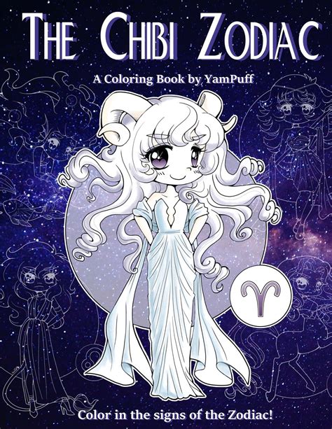 Buy The Chibi Zodiac A Kawaii Coloring Book By Yampuff Featuring The