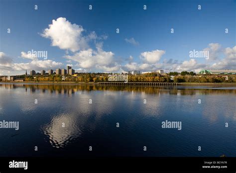 River Tyne And West End Of Newcastle Stock Photo Alamy