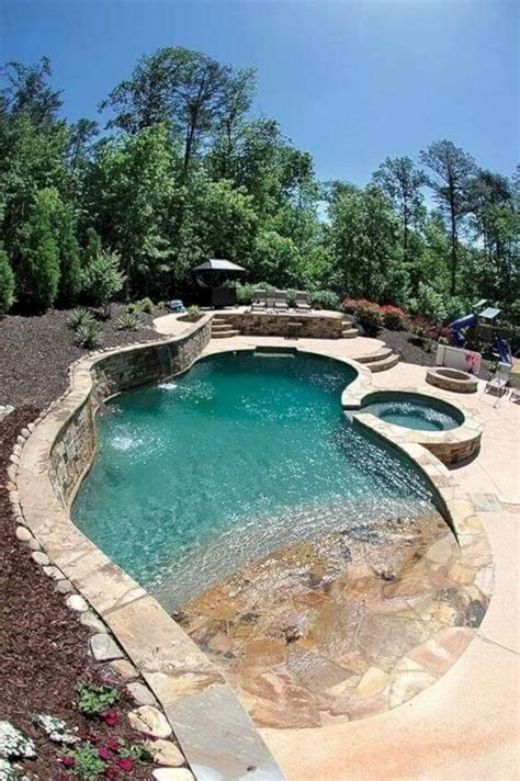 Gorgeous Backyard Pool Ideas With Inground Landscaping Design Page
