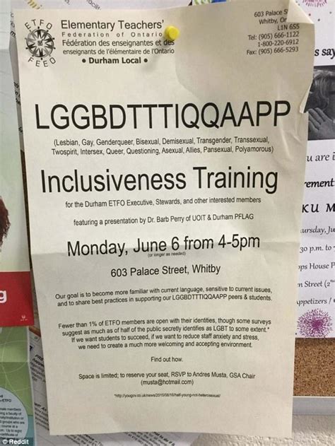 What does lgbtqia+ stand for exactly? Teachers federation conducts 'LGGBDTTTIQQAAPP' training ...