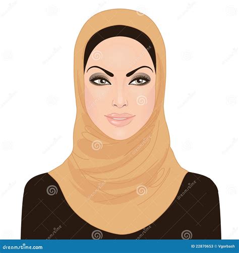 Muslim Beautiful Girl In Hijab Stock Photos Image 22870653