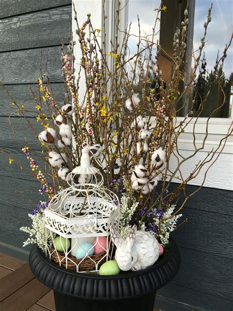 Easter Planter Spring Planter Cold Weather Hardy Easter Porch
