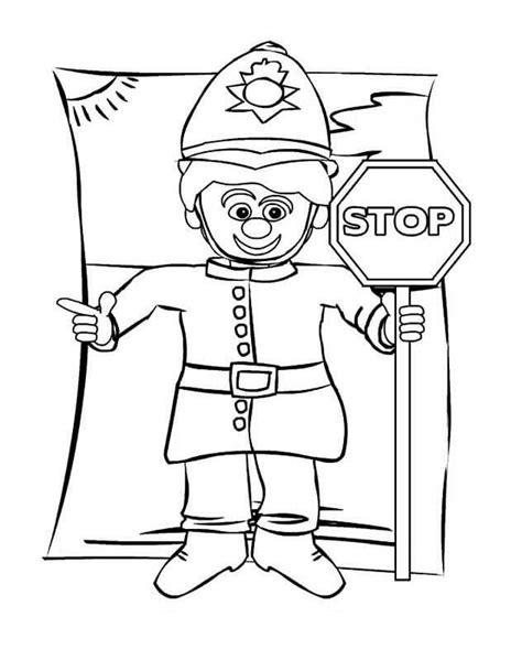 Yield Sign Coloring Page