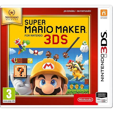 Super Mario Maker Nintendo 3ds Selects