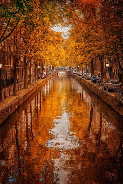 Autumn In Amsterdam Holland Lugares Bonitos Lindas Paisagens