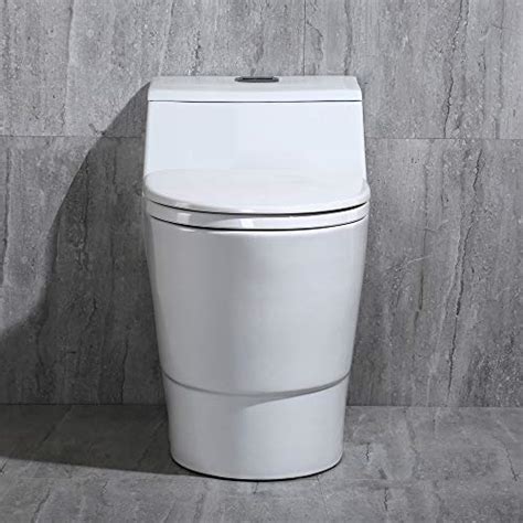 Woodbridgebath T 018 Dual Flush Elongated One Piece Toilet With Soft