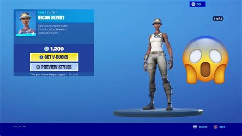 Rarest Skin In Fortnite Is Back Recon Expert Youtube