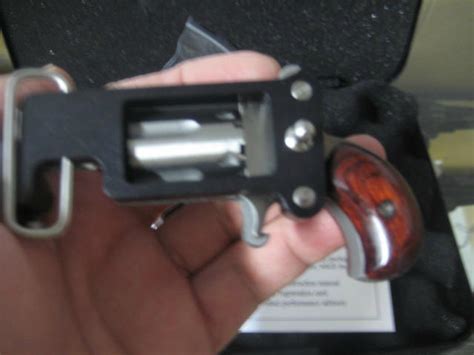 Naa North American Arms 22lr Mini Revolver Belt Buckle Skeleton Type