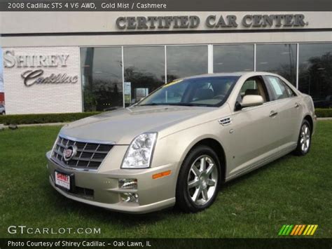 Gold Mist - 2008 Cadillac STS 4 V6 AWD - Cashmere Interior | GTCarLot