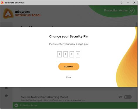 Security Pin Adaware