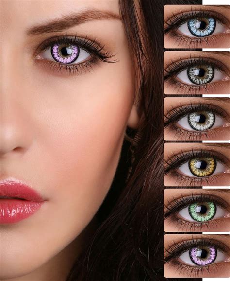 Honey Color Contact Lenses 12 Month Buy 3 Get 1 Free Stuncloth