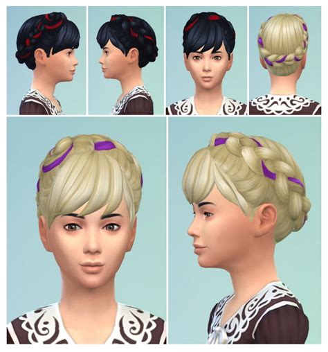 Little Frida Braids Version 1 And 2 At Birksches Sims Blog Sims 4 Updates