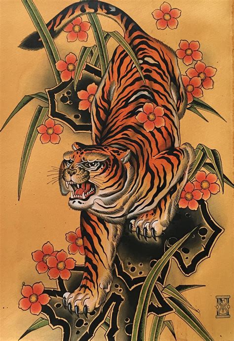 Traditional Japanese Tiger Tattoo Designs Best Tattoo Ideas
