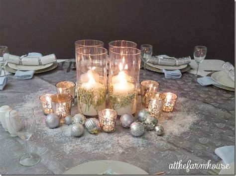 Beautiful Winter Tablescape Tablescapes Candle Holders Wedding Ideas