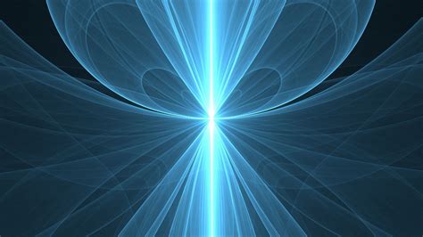 Download Wallpaper 1920x1080 Abstraction Symmetry Blue Black Full Hd