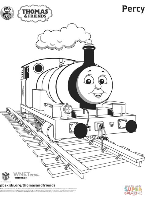 The tank thomas and the trucks. Percy from Thomas & Friends coloring page | Free Printable ...