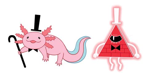The Axolotl And Bill By Thecheeseburger On Deviantart