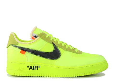 Off White X Air Force 1 Low Volt Nike Ao4606 700 Voltcone