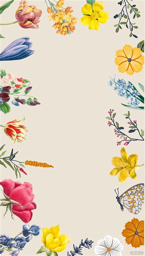 Free Summer Invitation Floral Background Eps Illustrator  Svg