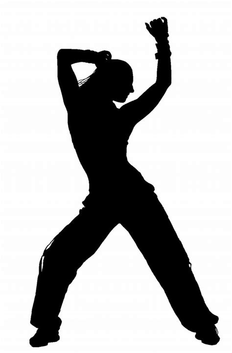 Zumba Dancer Silhouette Fitness And Exercise