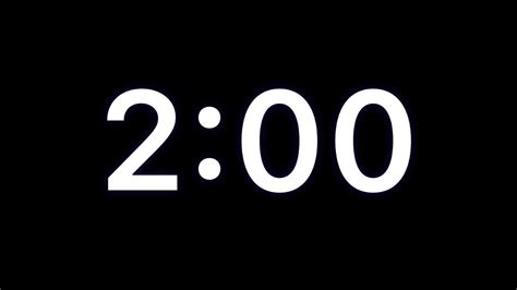 2 Minute Timer Countdown Two Minutes Youtube