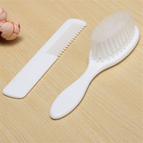 Make your hair brush look like new again with this simple tip for how to clean your hair brush! New 2Pcs/Set Safety Soft Baby Hair Brush Set Gentle Infant ...