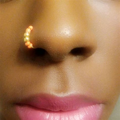 Real Or Fake Nose Ring Faux Nose Ring Faux By Ankarakouture