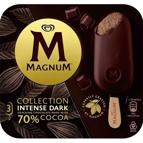 Magnum Intense Dark Chocolate Ice Cream Sticks X Ml Compare