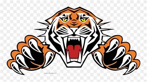 Download Hd Tiiger Clipart Roaring Tiger West S Tigers Logo Png