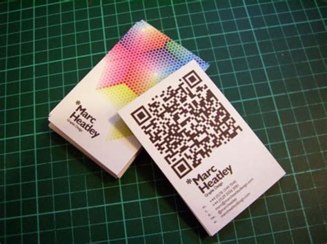 30 Creative QR code business cards | Webdesigner Depot