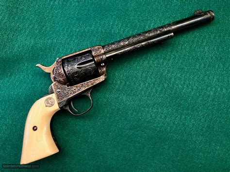 Engraved Colt Single Action Army 1st Generation 44 40