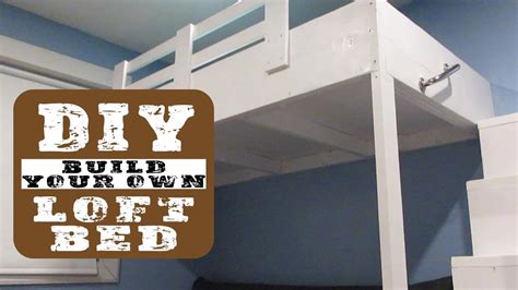 Build Your Own Loft Bed With Stairs Twin Xl Youtube