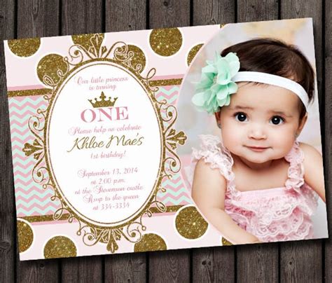 Baby Birthday Invitation Card Template Psd