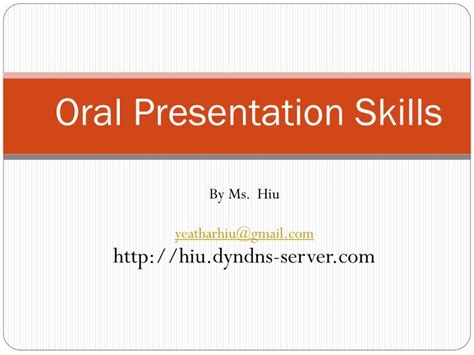 Ppt Oral Presentation Skills Powerpoint Presentation Free Download