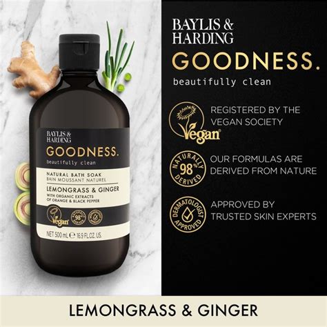 Baylis And Harding Goodness Lemongrass And Ginger Bath Soak Ocado