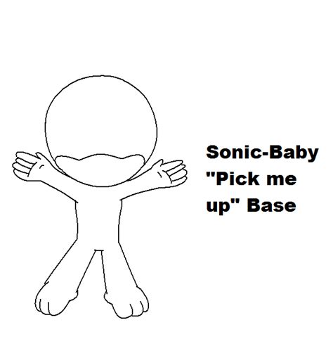 Sonic Baby Pick Me Up Base By Tertam129 On Deviantart